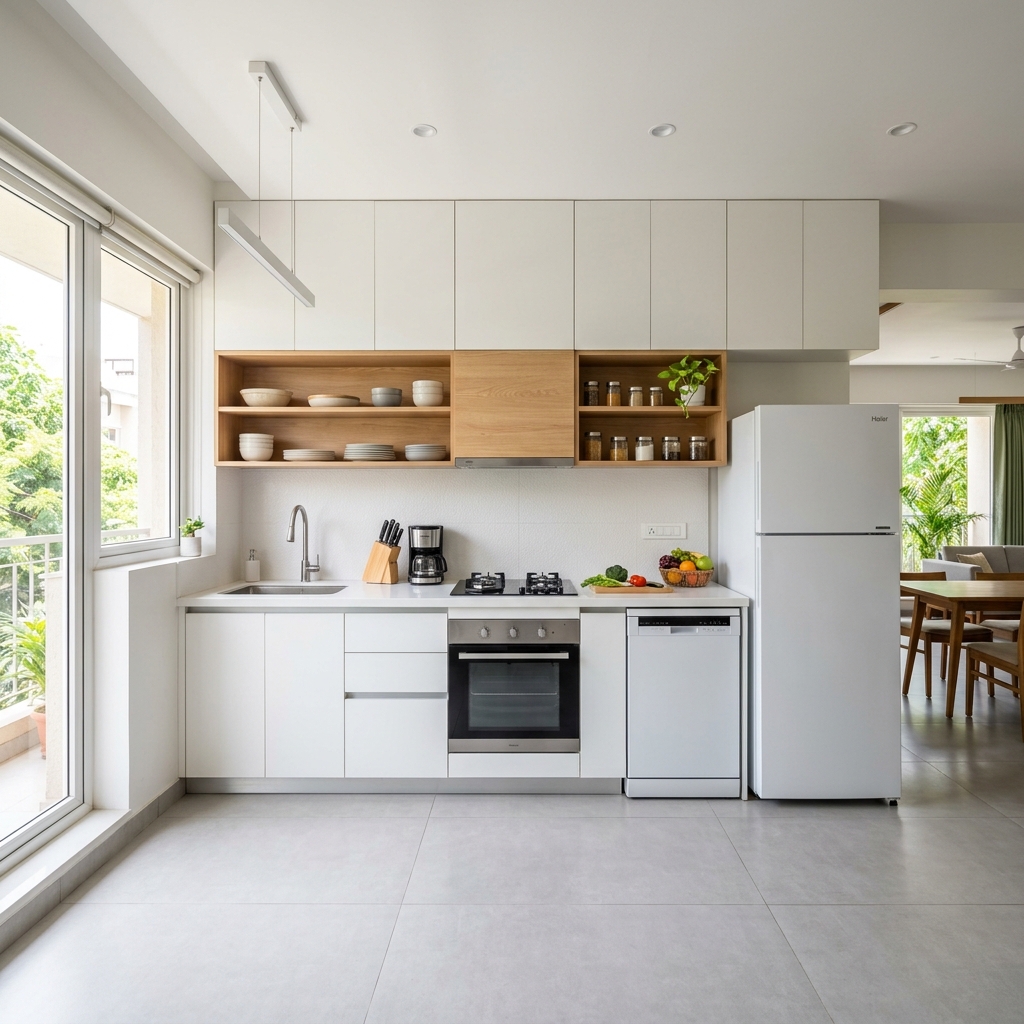 Clean White Kitchen